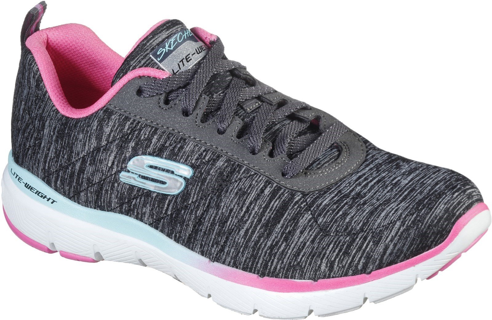 Skechers Women's Flex Appeal 3.0 Fan Craze Trainers Various Colours 30306 - Black/Multi 3