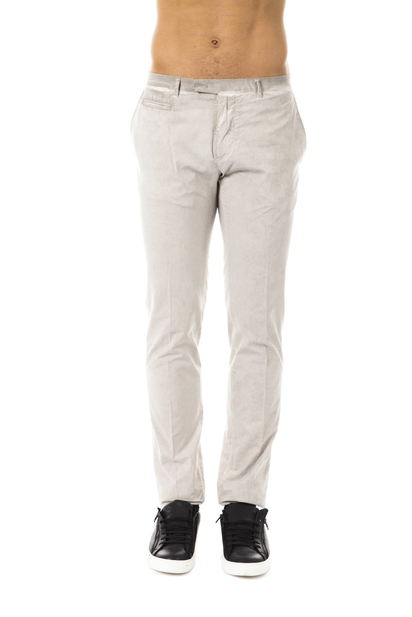 Uominitaliani Men's Trouser Gray UO1394760 - IT50 | L
