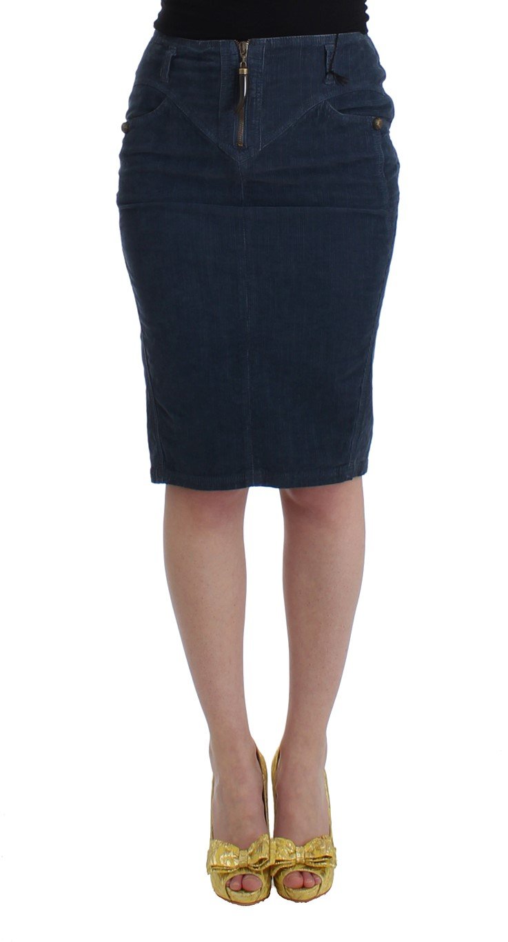 Cavalli Women's Skirt Blue SIG11824 - IT40|S
