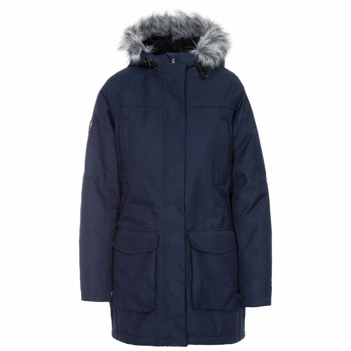 Trespass Women's Waterproof Parka Jacket Navy Thundery - Navy S