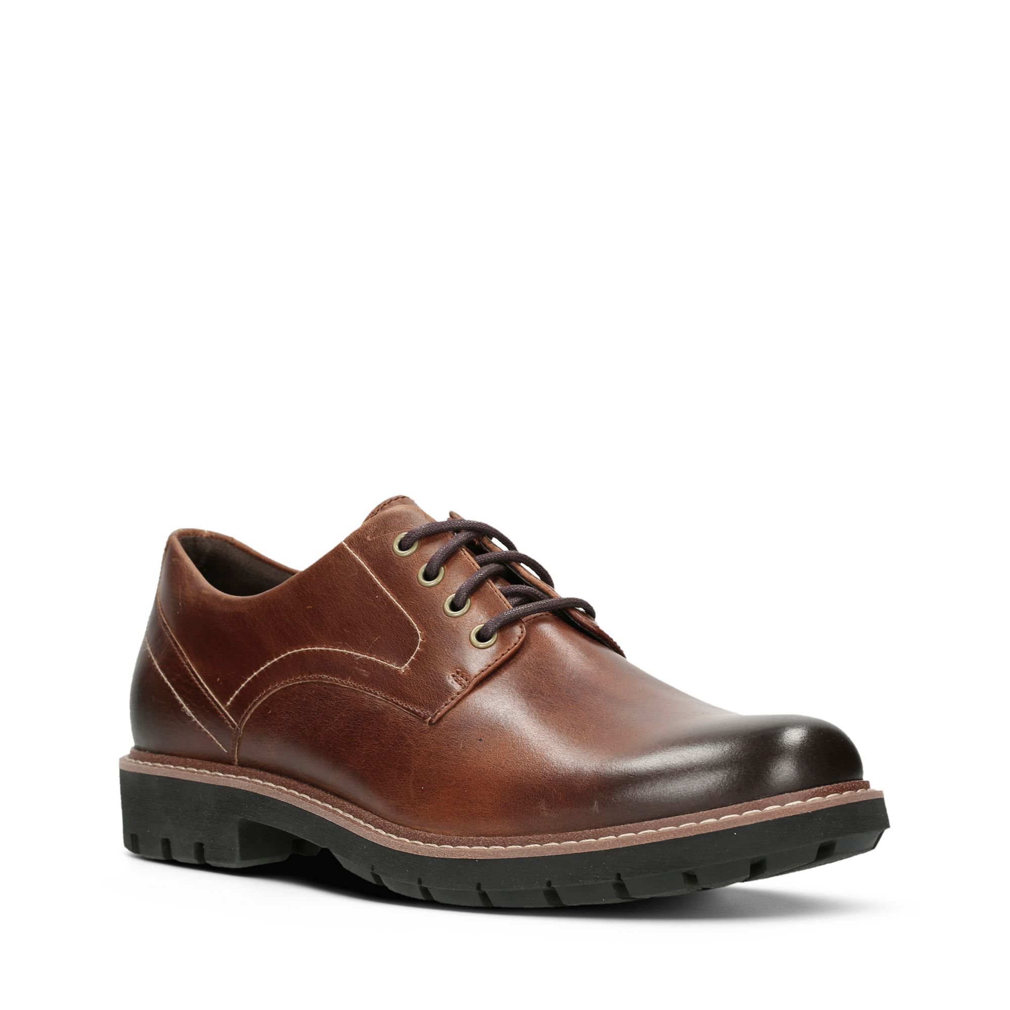 Clarks Men’s Batcombe Hall Shoes Various Colours 5050409790120 - 6 UK Dark Tan