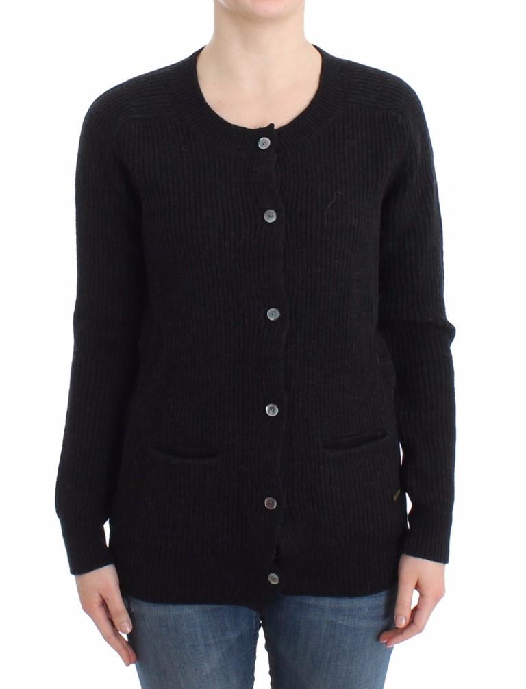 John Galliano Women's Wool Cardigan Black SIG12096 - S
