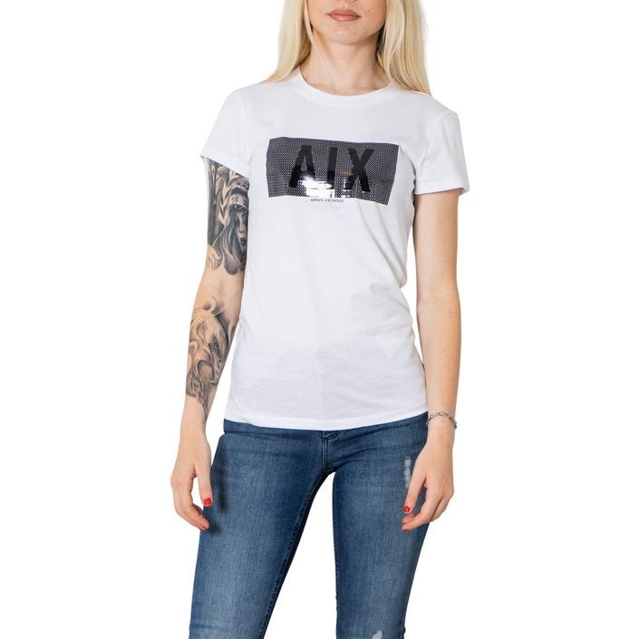 Armani Exchange Women's T-Shirt White 273394 - white XS