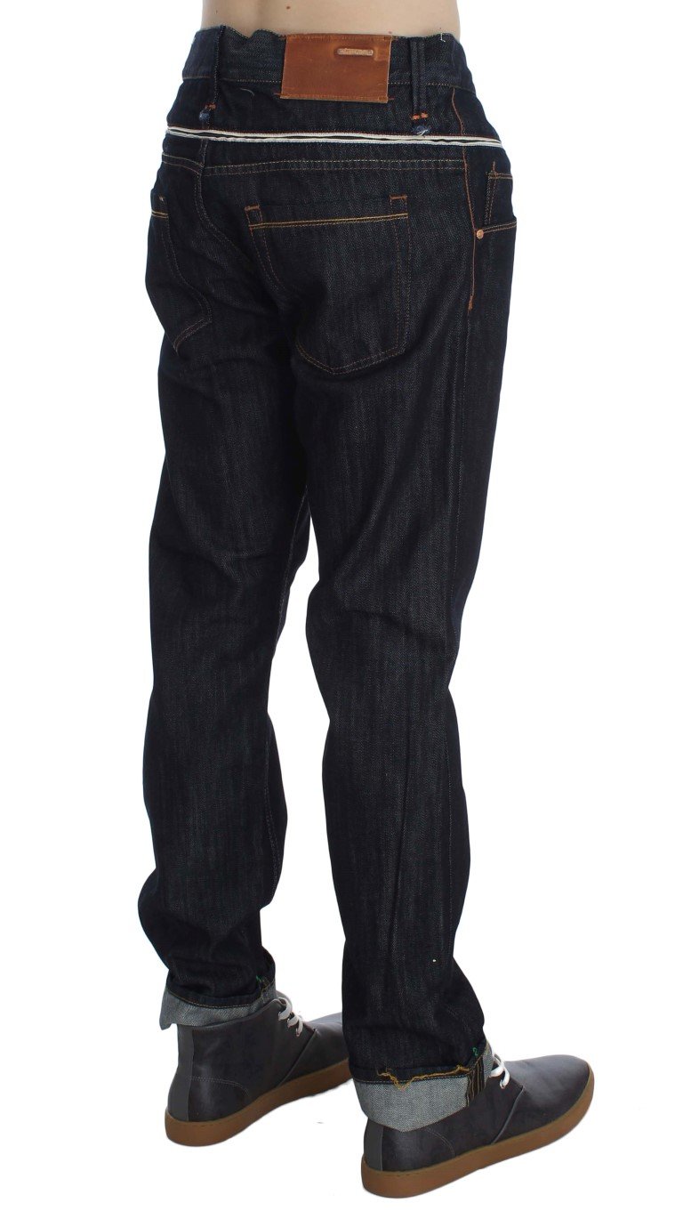 Acht Men's Cotton Regular Straight Fit Jeans Blue SIG30484 - W34