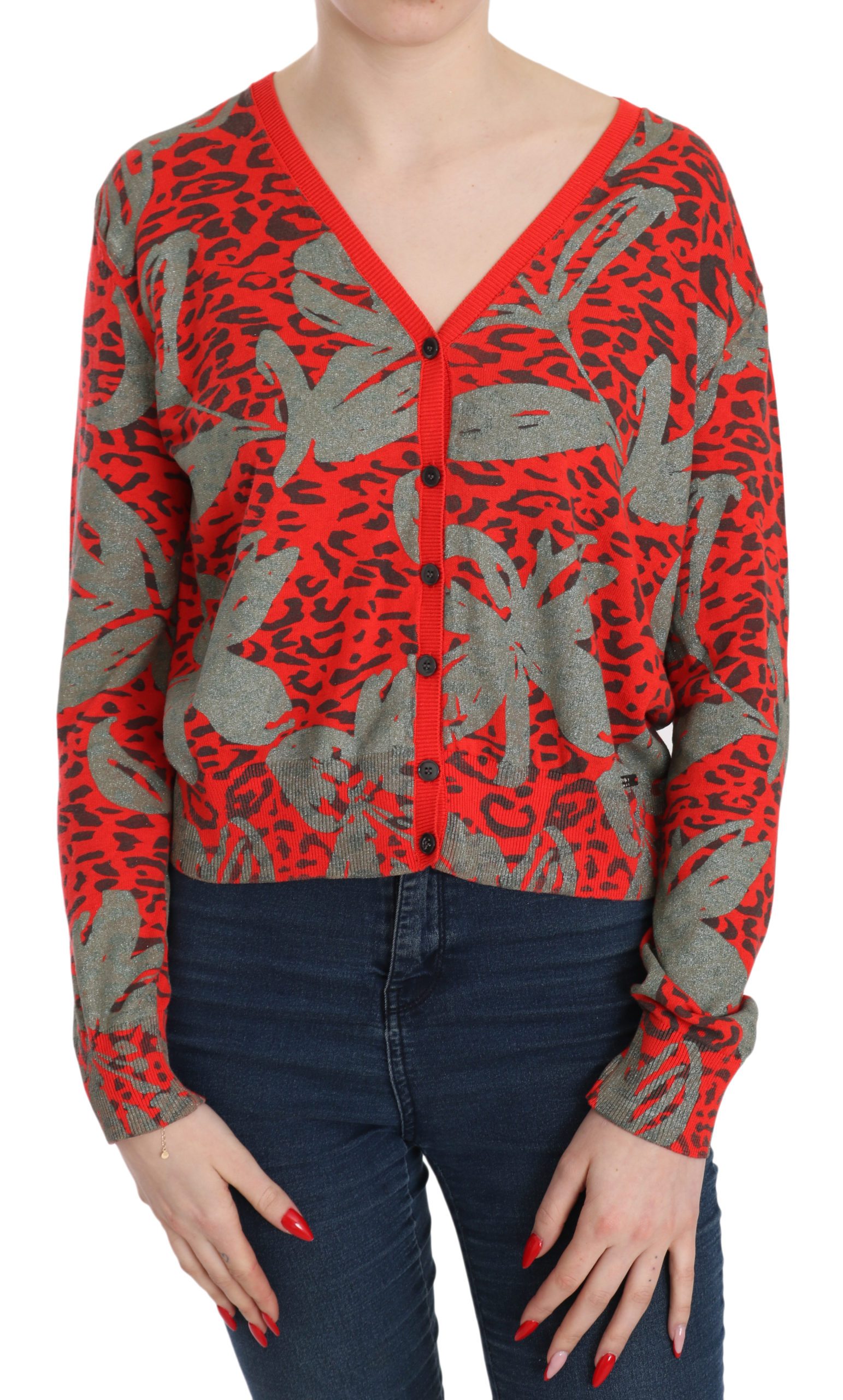 Liu Jo Women's LS Casual Top Red TSH3853 - IT40|S