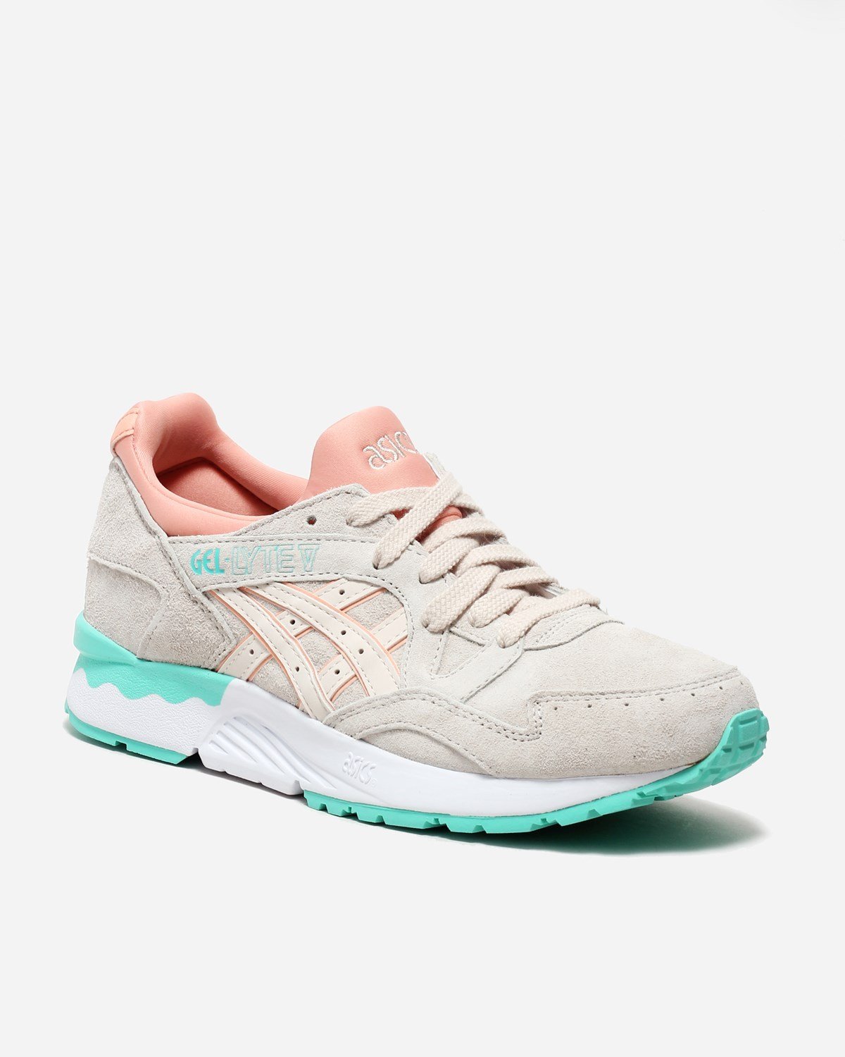 ASICS Women’s Gel Lyte V Trainers Grey Mint 8718833608059 - 3.5 UK Grey Mint