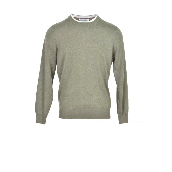 Brunello Cucinelli Men's Knitwear Green 322851 - green 46