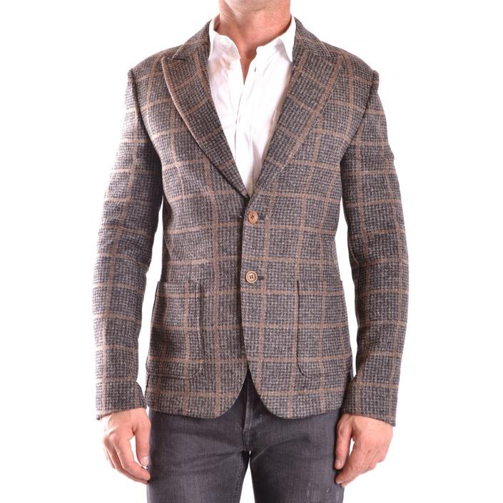 Daniele Alessandrini Men's Blazer Grey 186653 - grey 48