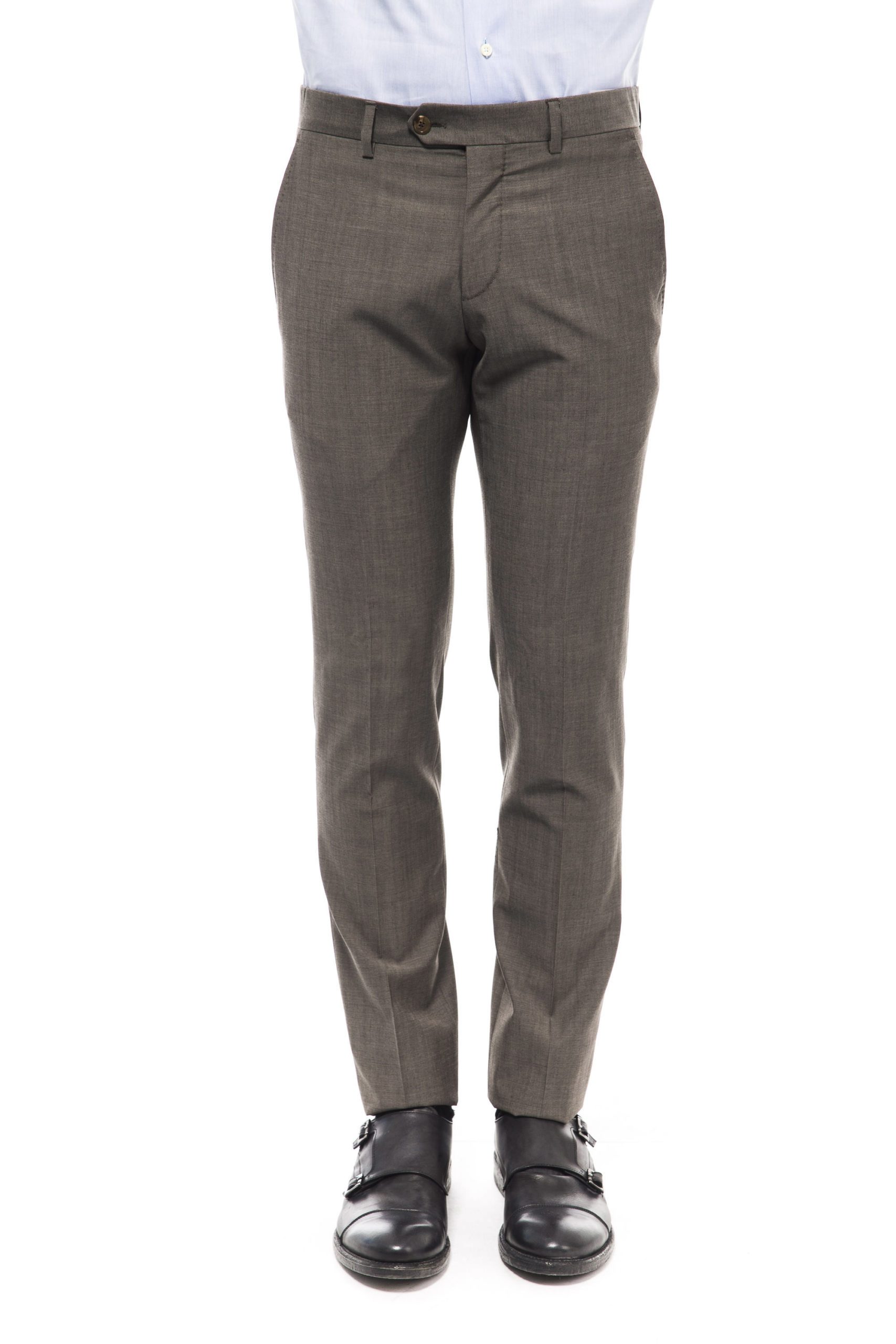 Uominitaliani Men's Trouser Gray UO1394750 - IT56 | XXL