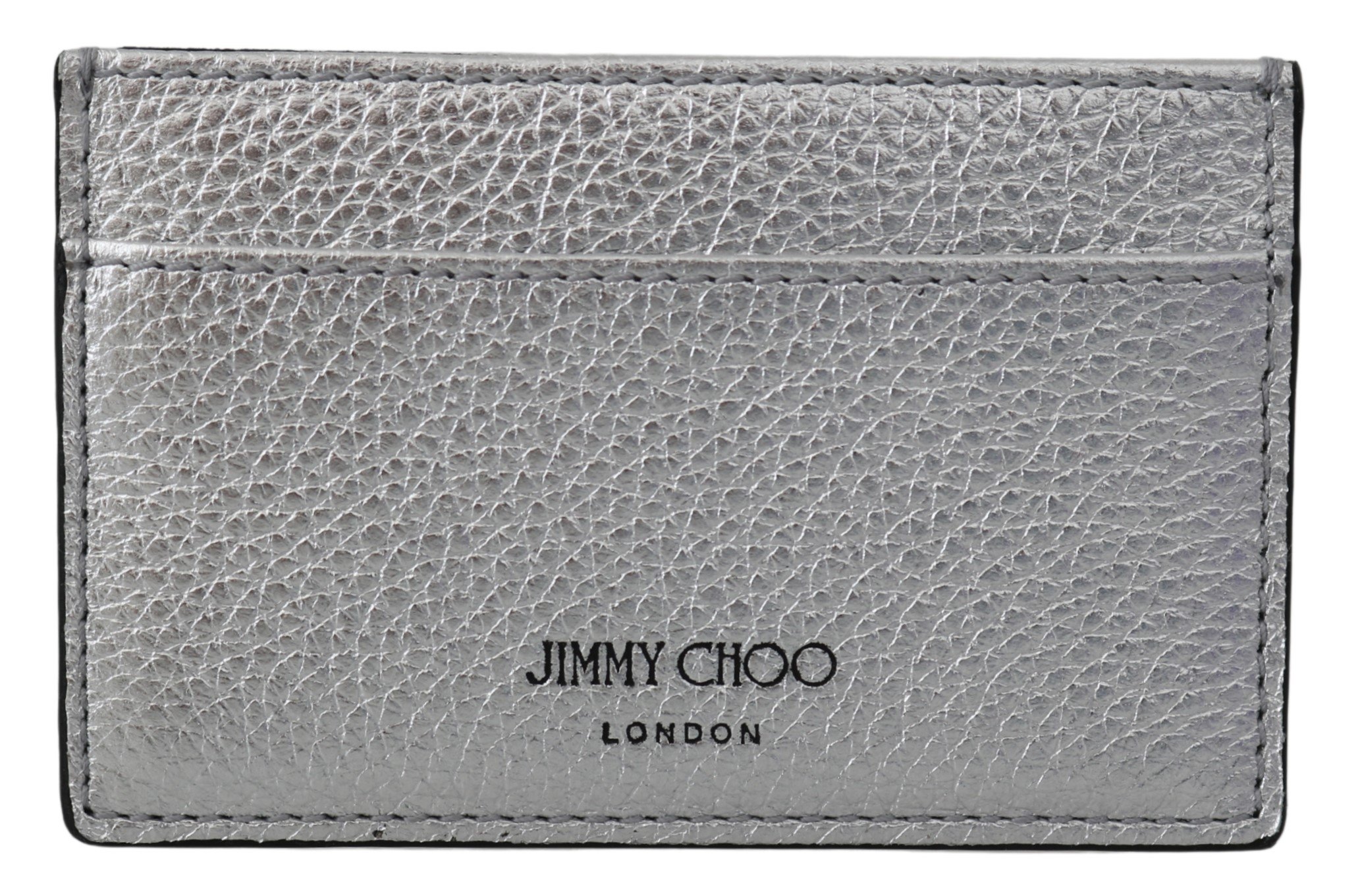 Jimmy Choo Women's Aarna Card Slot Holder Silver 1435714
