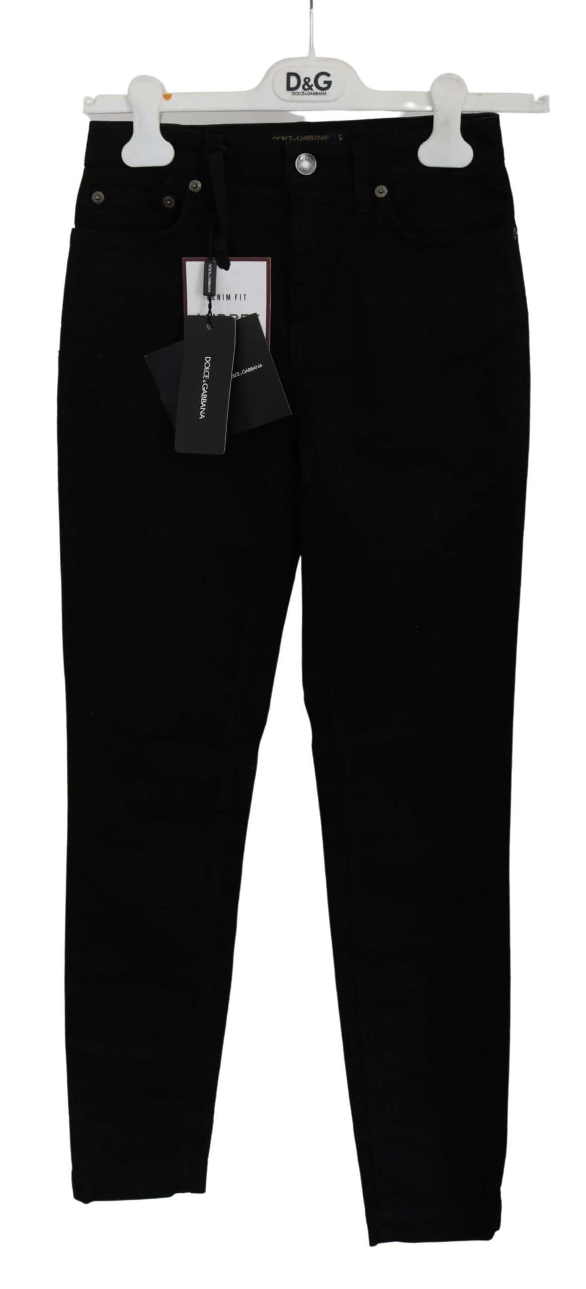Dolce & Gabbana Women's Skinny Cotton Stretch Jeans Black PAN71116 - IT36 | XS
