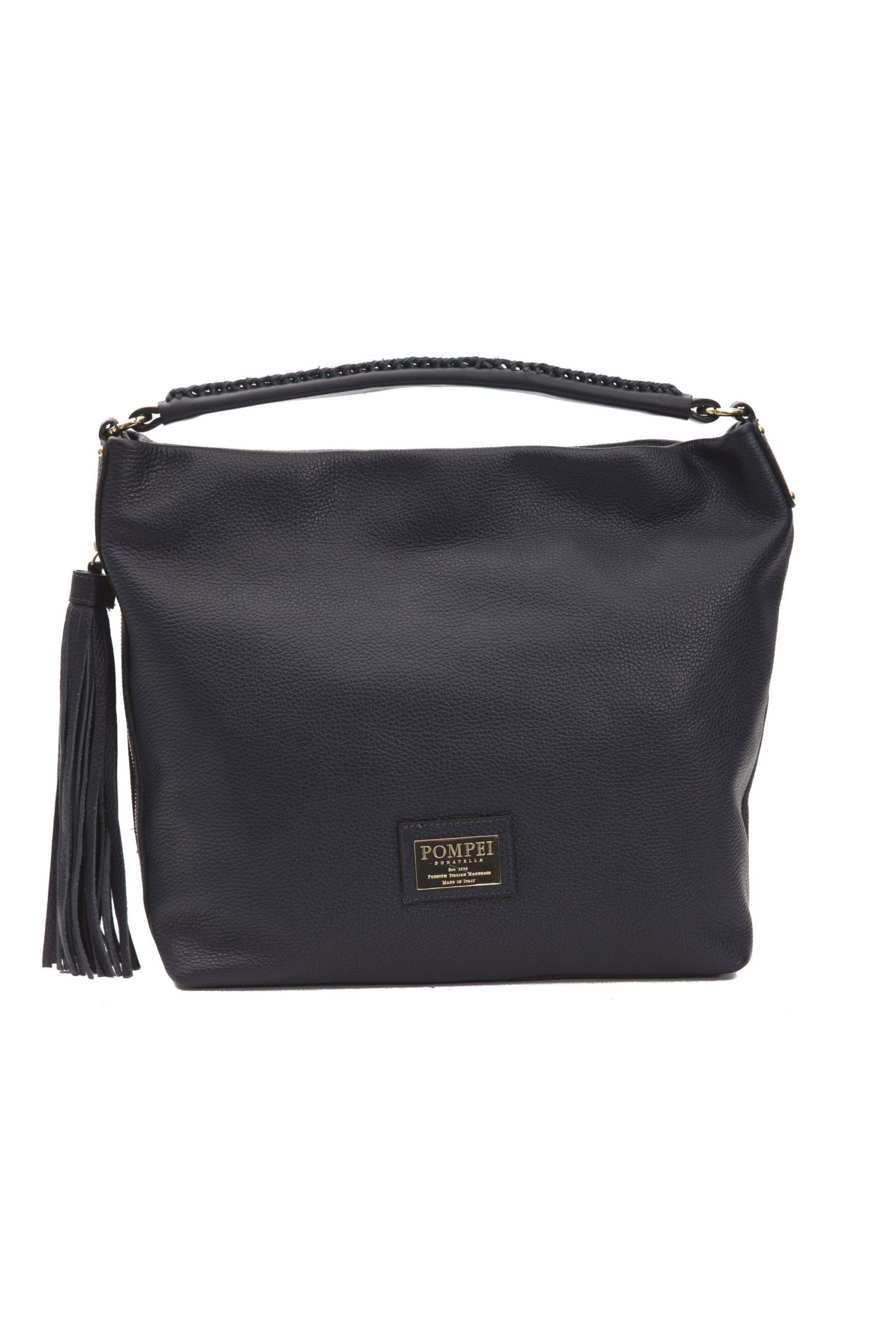 Pompei Donatella Women's Pilot Shoulder Bag Grey PO1005073