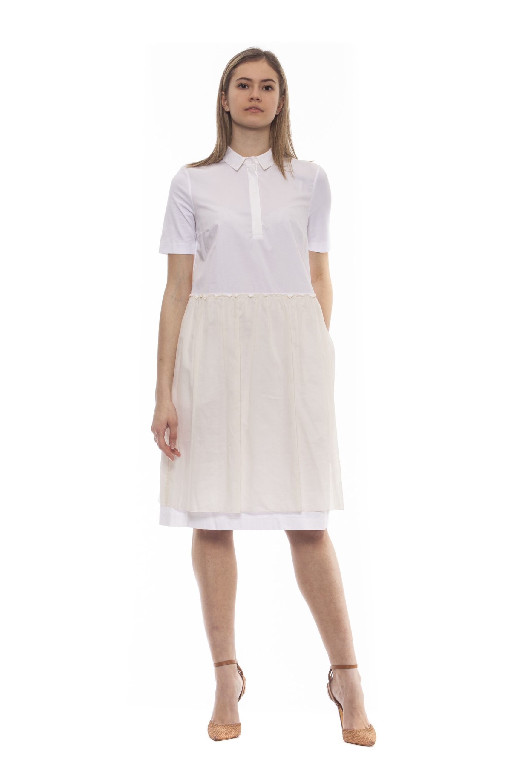 Peserico Women's Dress Beige PE1383252 - IT42 | S