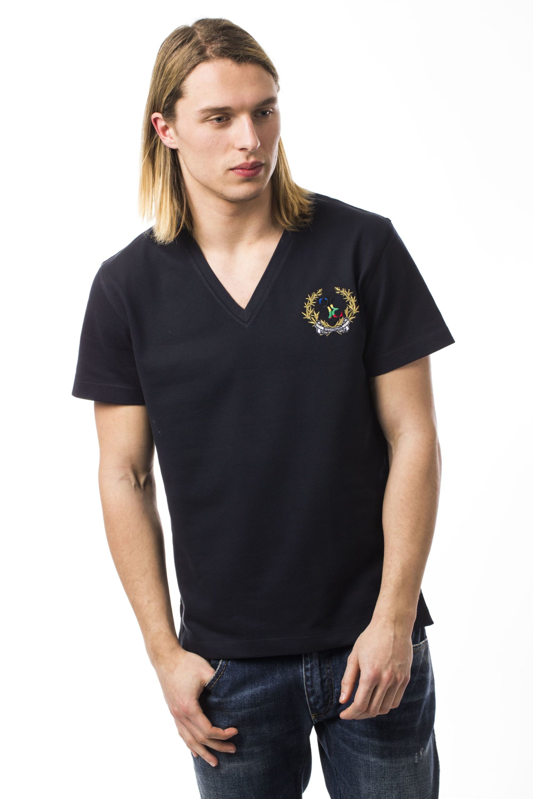 Billionaire Italian Couture Men's T-Shirt Blue BI1281254 - XXS