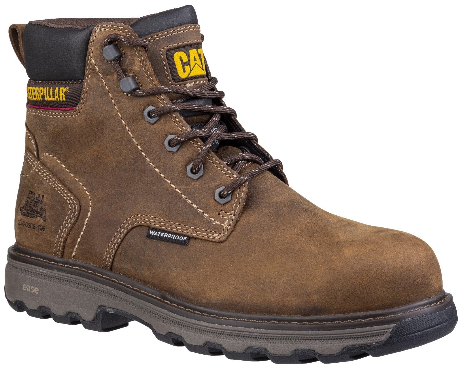 Caterpillar Men's Precision Lace Up Boot Dark Brown 28173 - Dark Brown 6