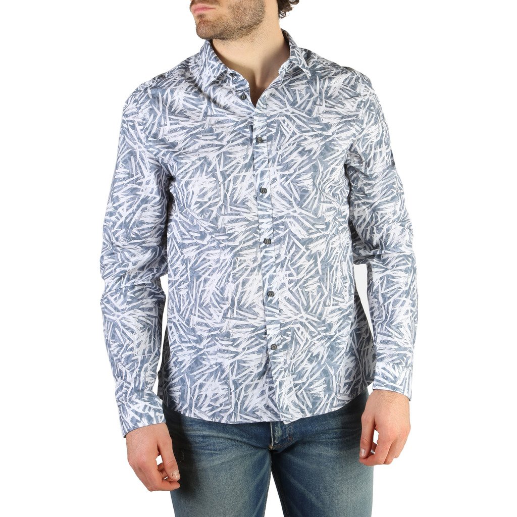 Calvin Klein Men's Shirt Blue 326907 - blue L