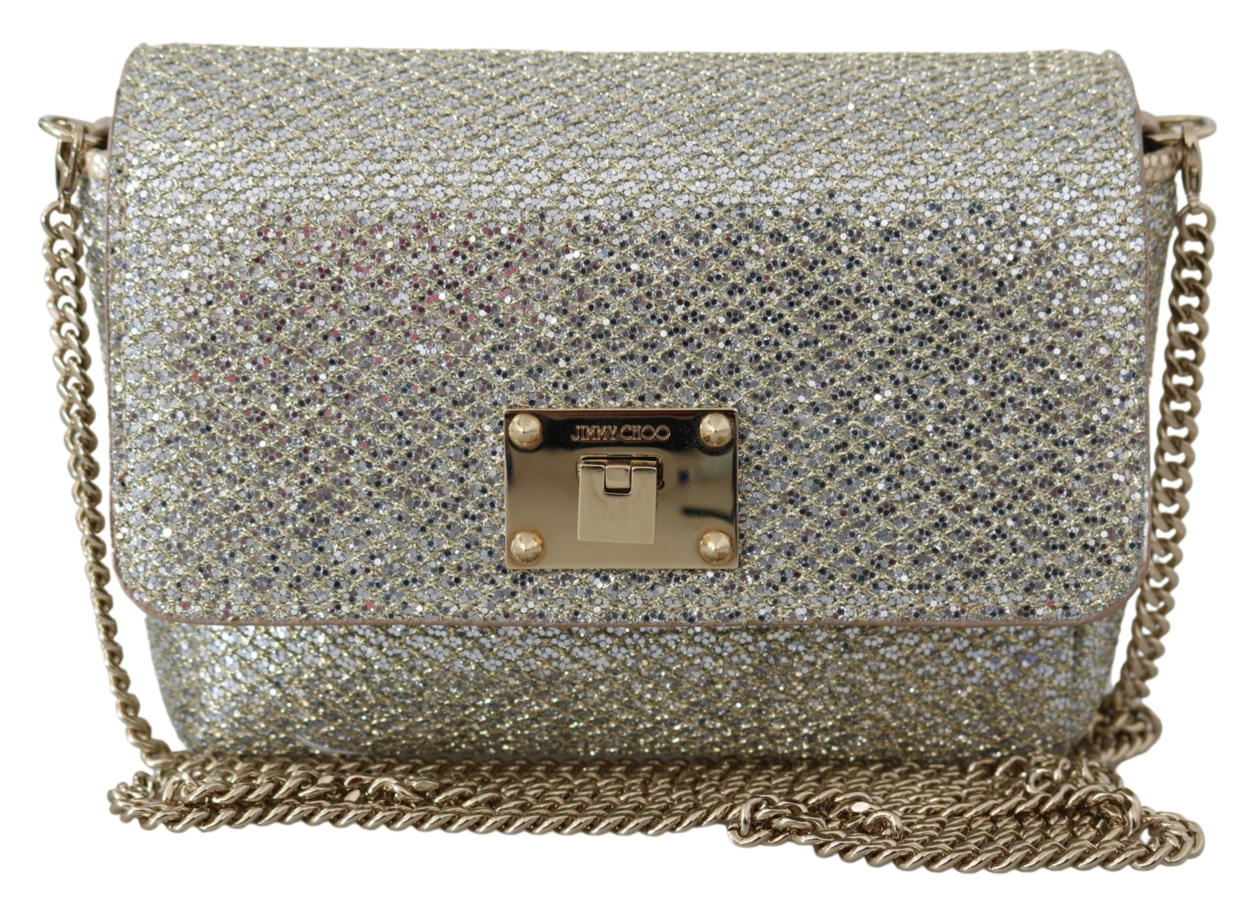 Jimmy Choo Women's Ruby Champagne Bag Silver 1436083