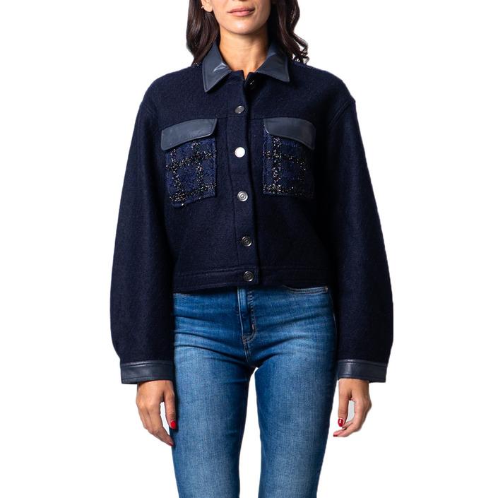 Desigual Women's Blazer Blue 177041 - blue M