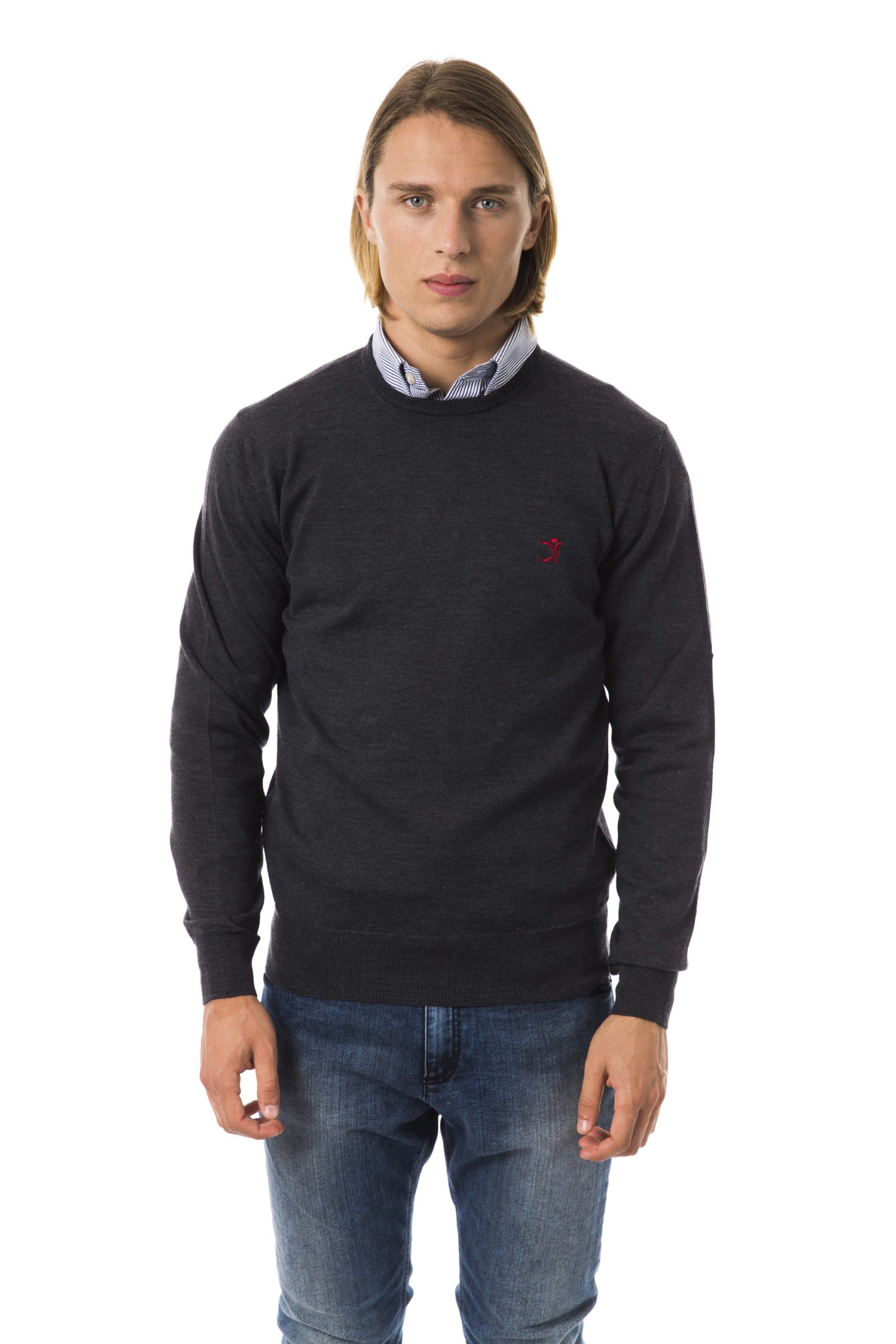Uominitaliani Men's Antr Sweater Gray UO816642 - XS