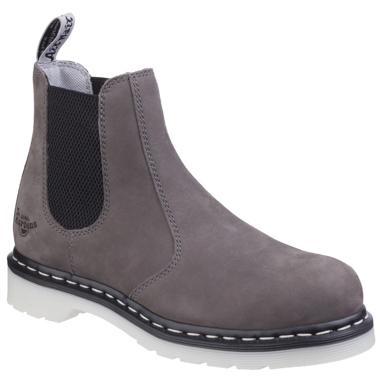 Dr Martens Women's Arbor Elastic Safety Boot Various Colours 29517 - Grey Wind River 6.5