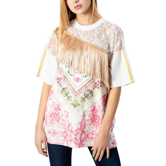 Desigual Women's T-Shirt White 170476 - white XS