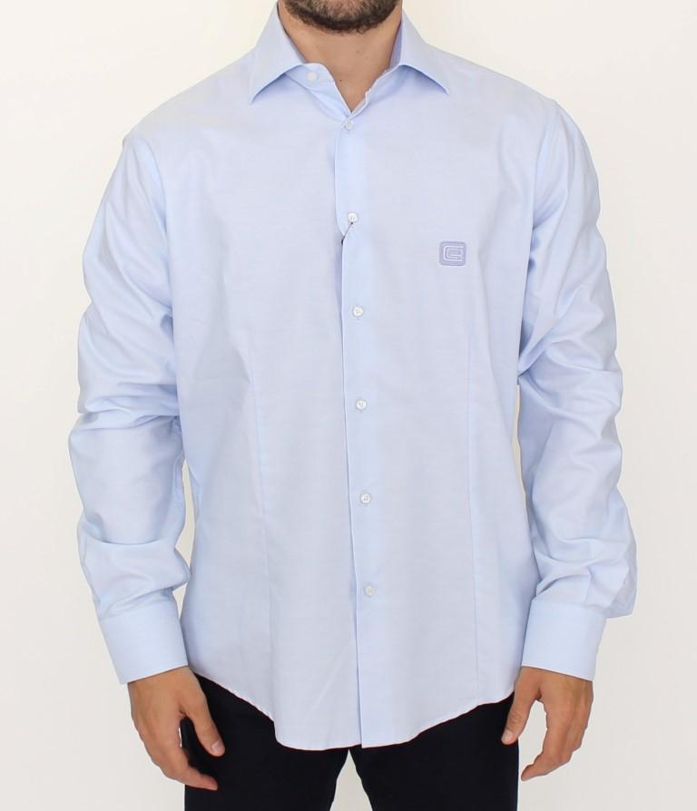 Cavalli Men's Shirt Blue SIG10098 - XL