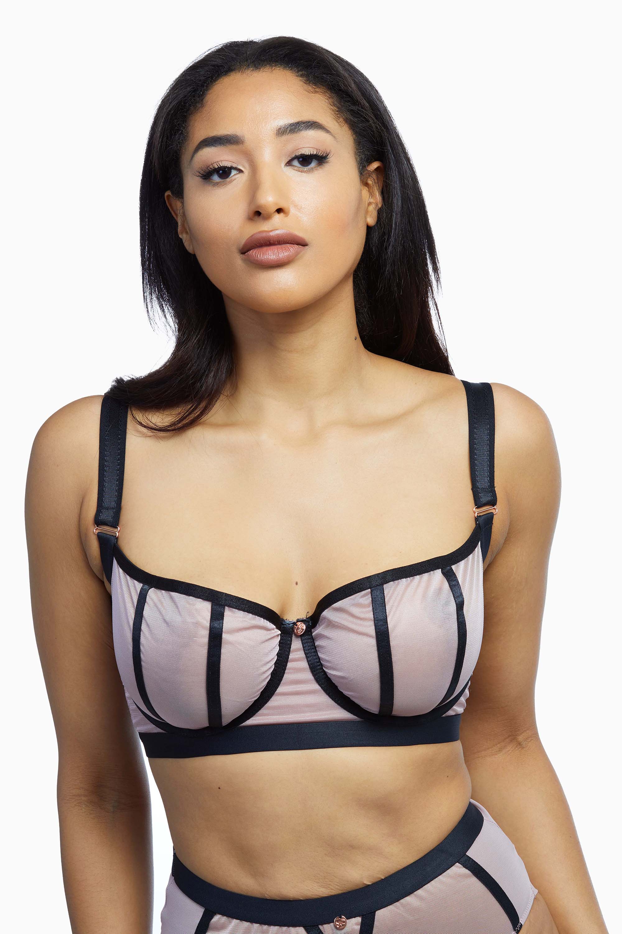 Scantilly Sheer Chic Balcony Bra 32DD