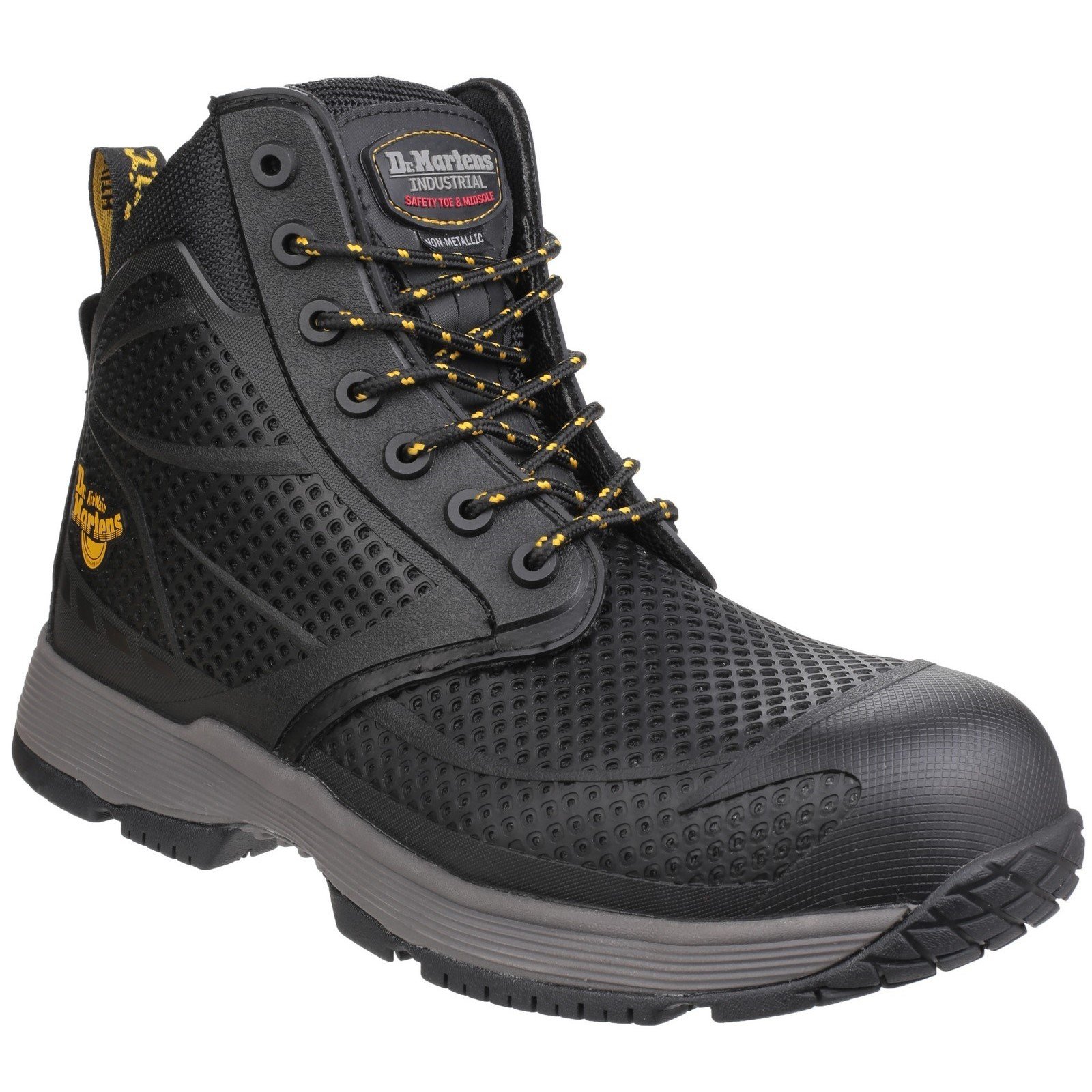 Dr Martens Unisex Calamus Lace up Safety Boot Black 24535-40574 - Black 12