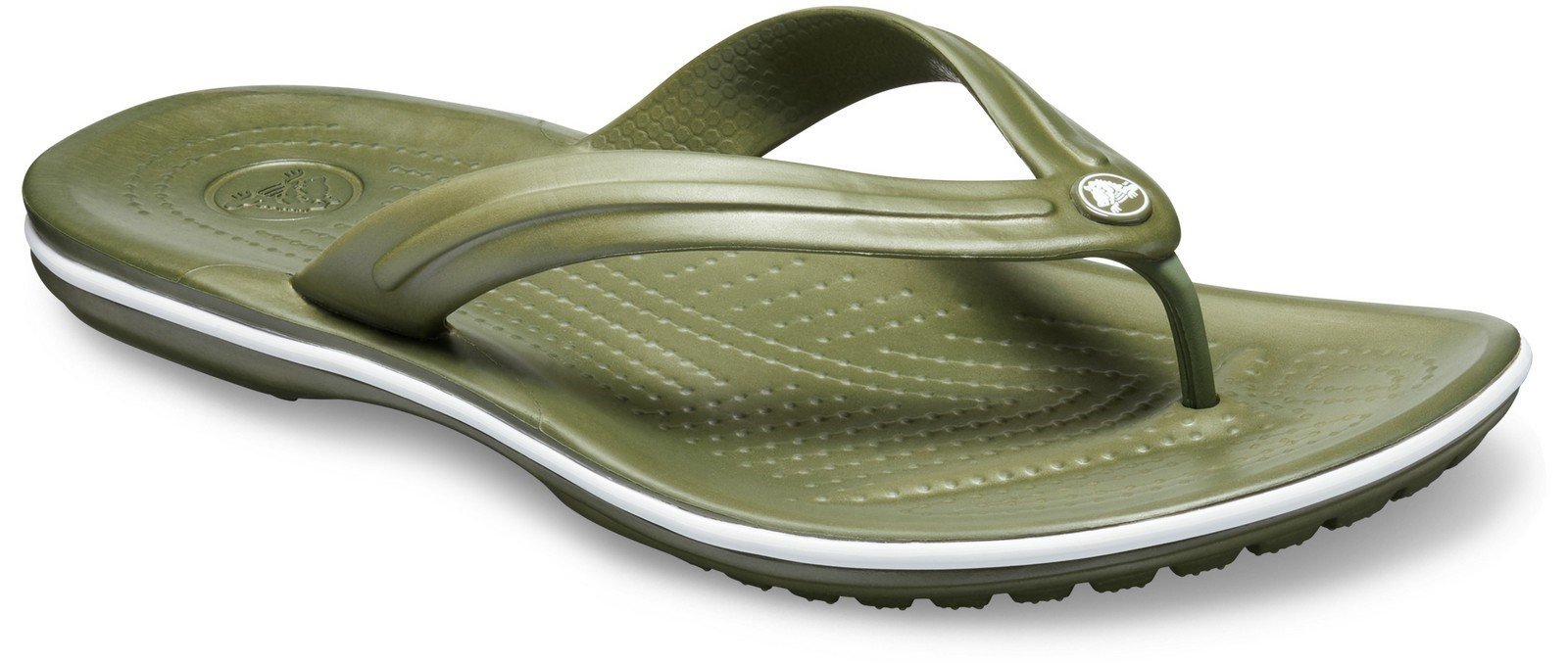 Crocs Unisex Crocband Flip Flops Various Colours 21067 - Green 5