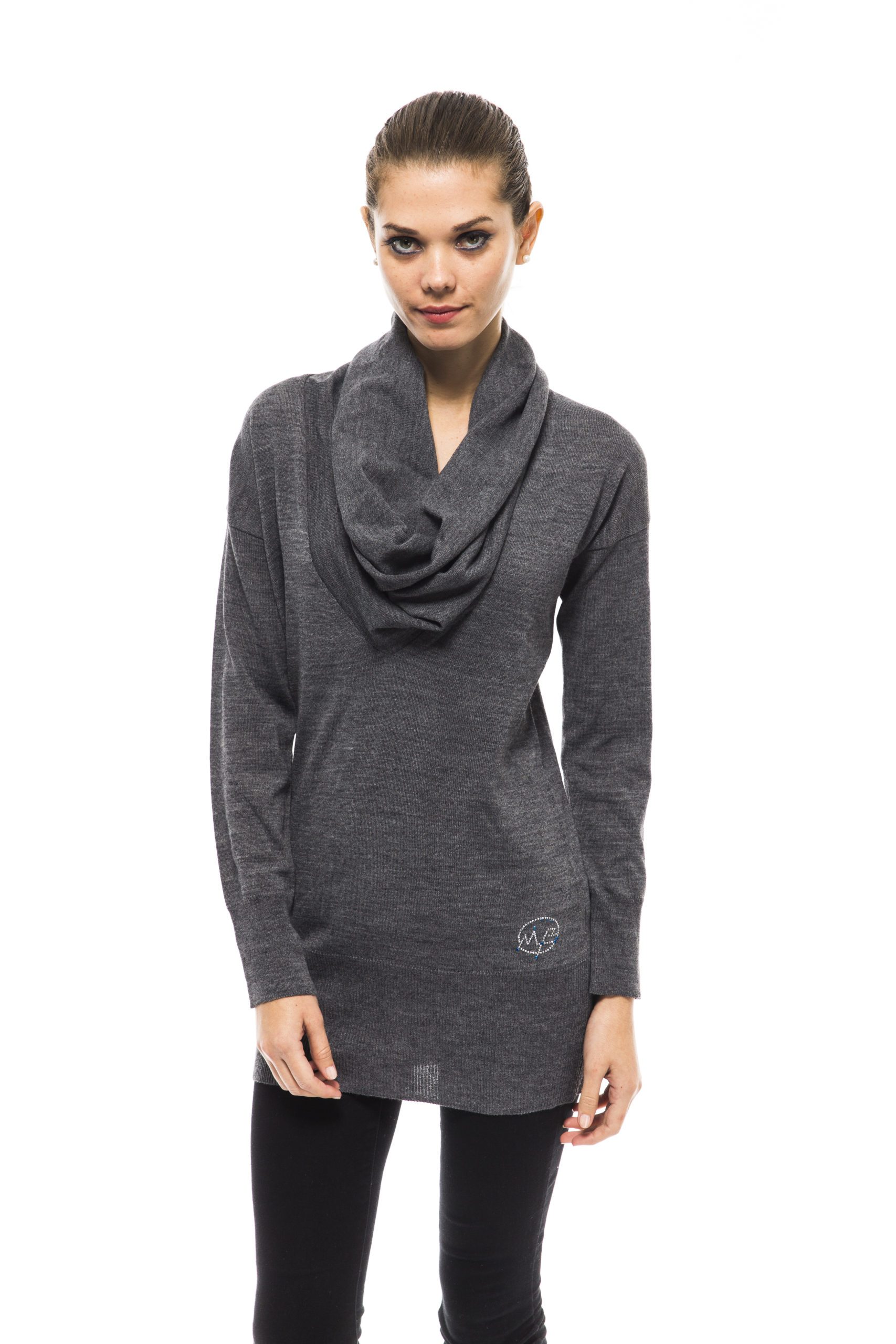 Montana Blu Women's Grigio Sweater Gray MO1191355 - IT48 | XL