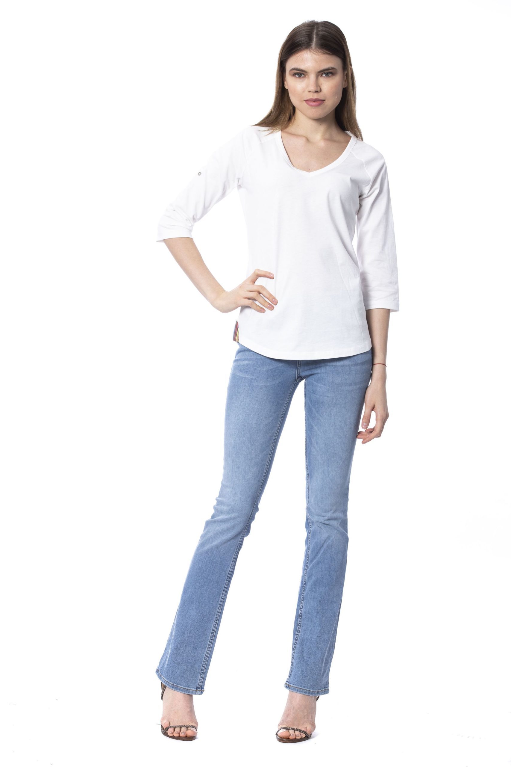 Silvian Heach Women's Milk T-Shirt White SI1235310 - XXS