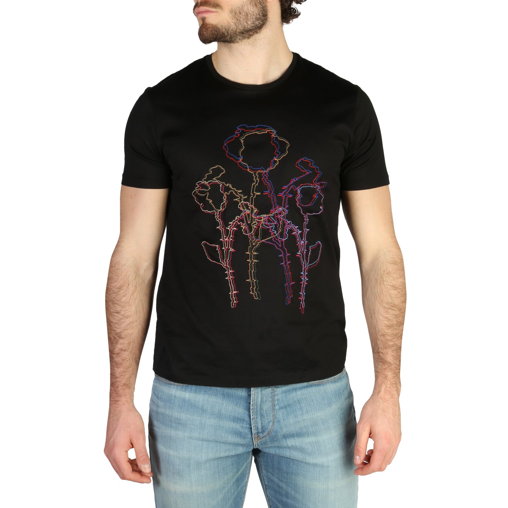 Emporio Armani Men's T-Shirt Various Colours 3Z1T6R1JQ3Z0 - black XS