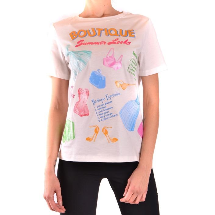 Boutique Moschino Women's T-Shirt White 187299 - white 44