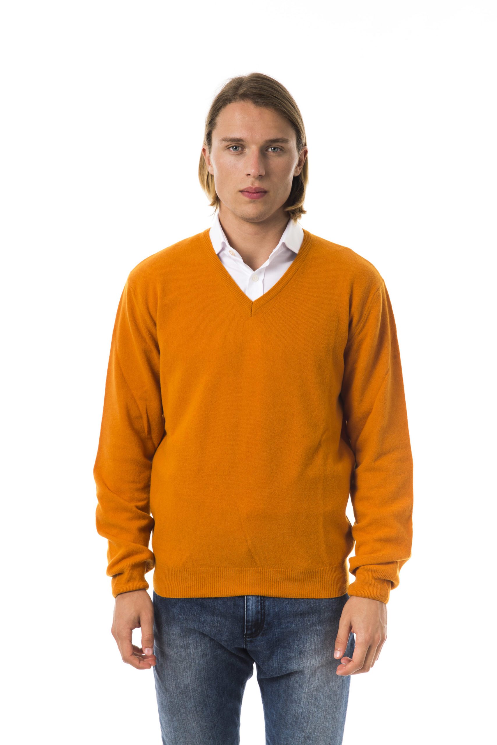 BYBLOS Men's Aragosta Sweater Orange BY817632 - XL