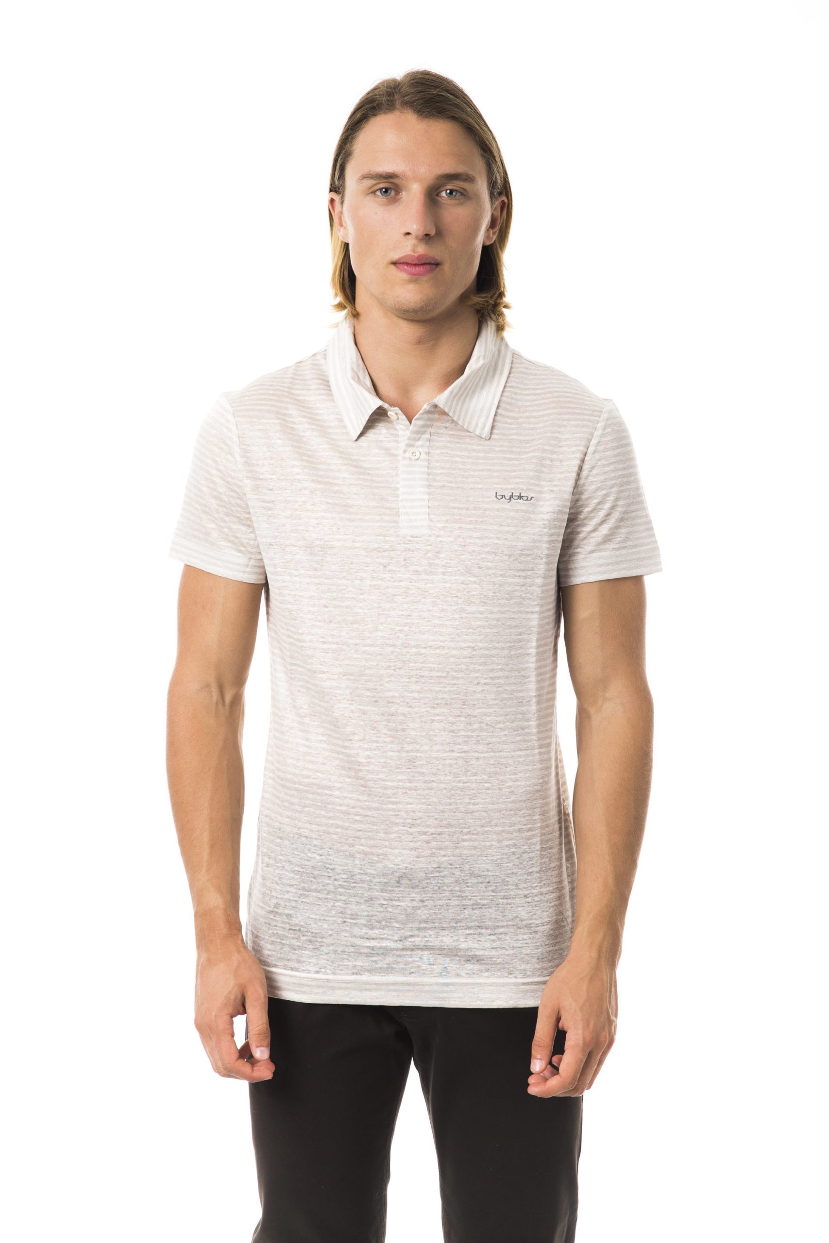 BYBLOS Men's Sabbia Polo Shirt Beige BY994810 - M
