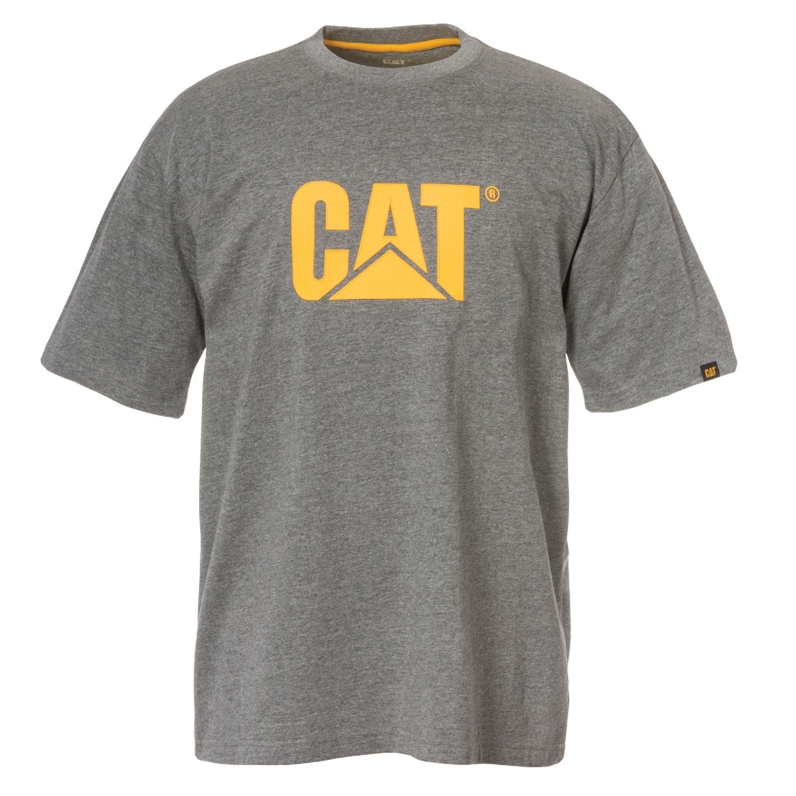 Caterpillar Men's Trademark Logo T-Shirt Various Colours 25301-42086 - Dark Heather Grey 3X