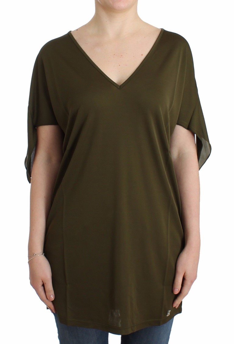 John Galliano Women's SS Top Green SIG11878 - XS