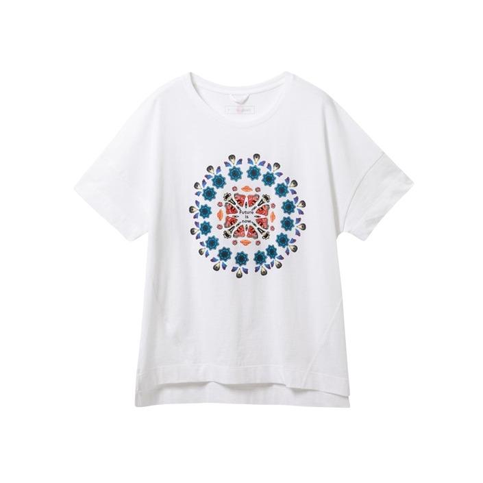 Desigual Women's T-Shirt White 188189 - white M