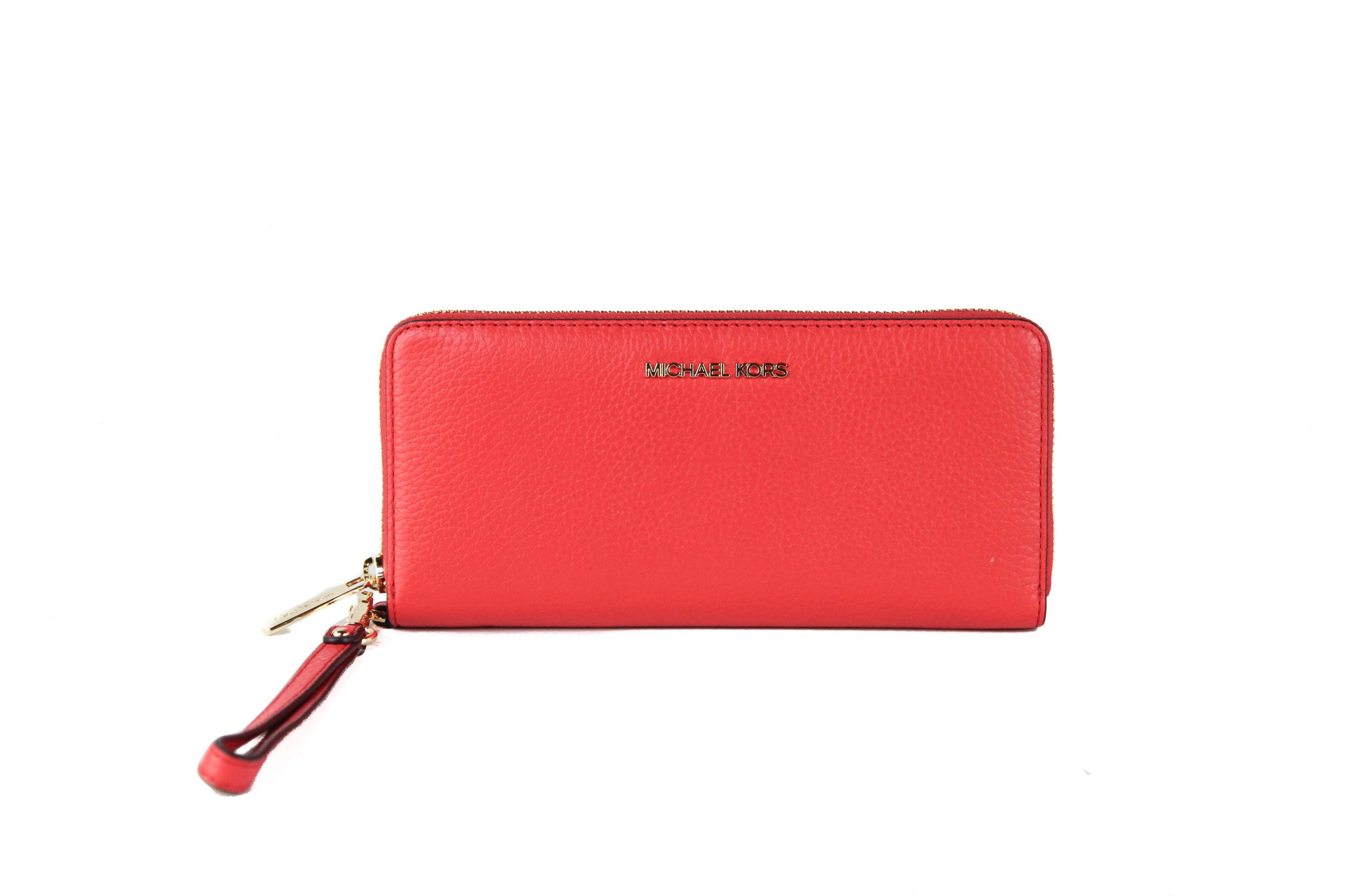 Michael Kors Women's Jet Set Travel Large Wallet Red 60124