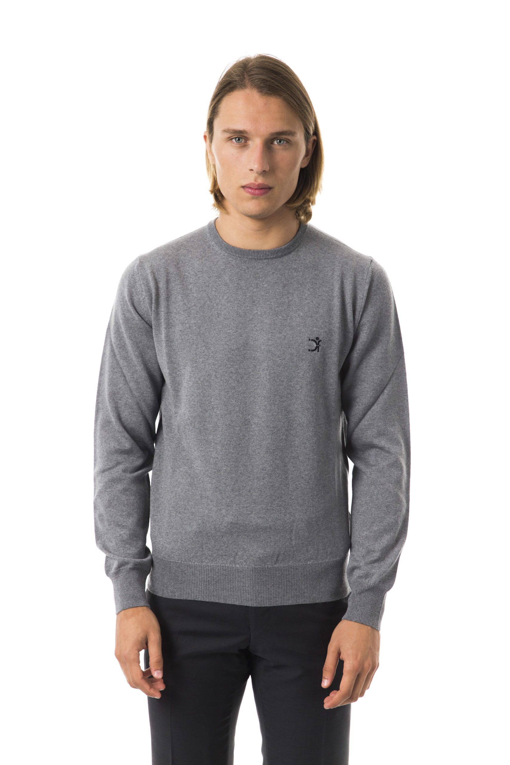 Uominitaliani Men's Grimd Sweater Gray UO816618 - L