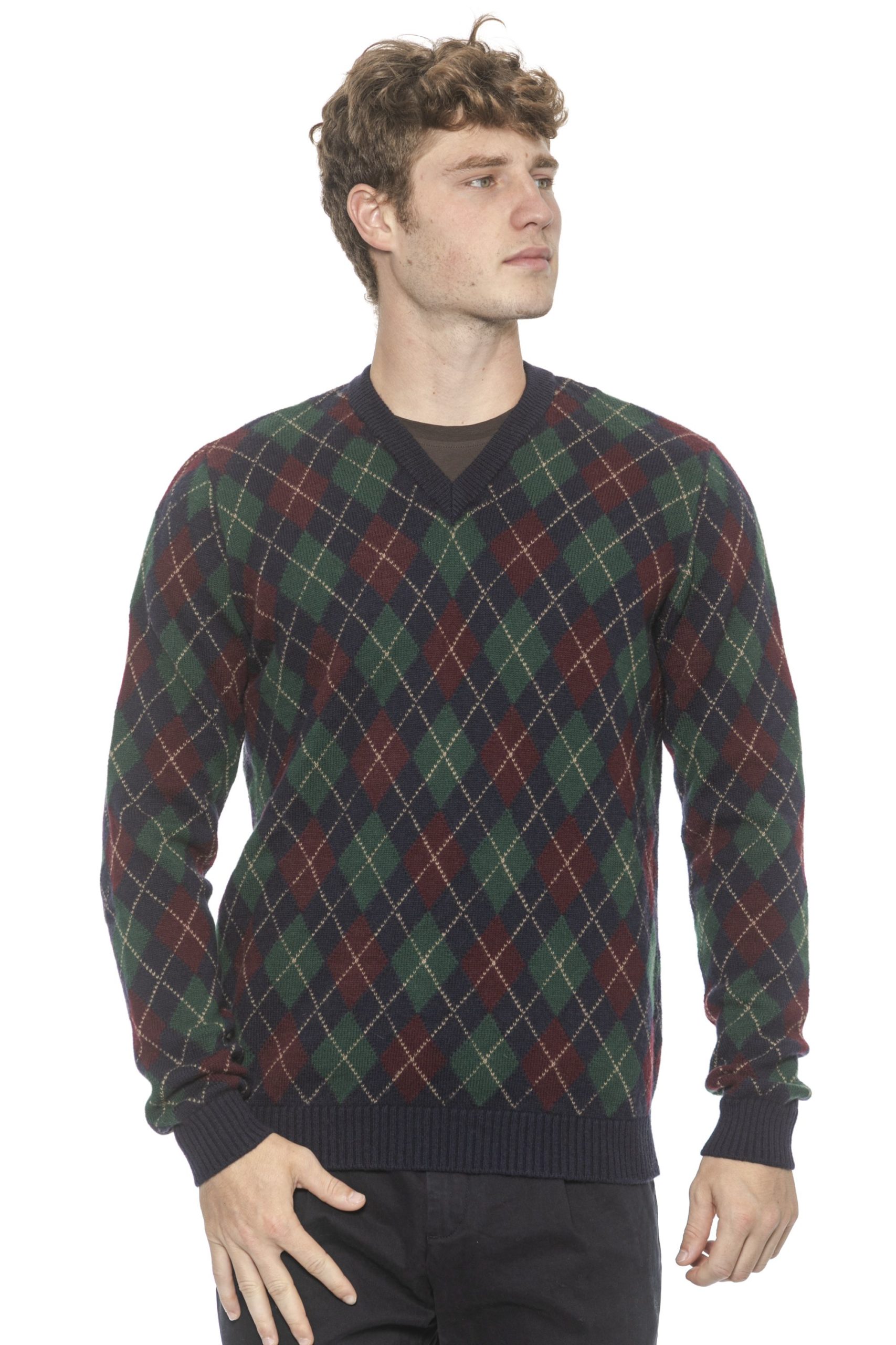 Alpha Studio Men's Nottebordea Sweater Blue AL1314549 - IT48 | M