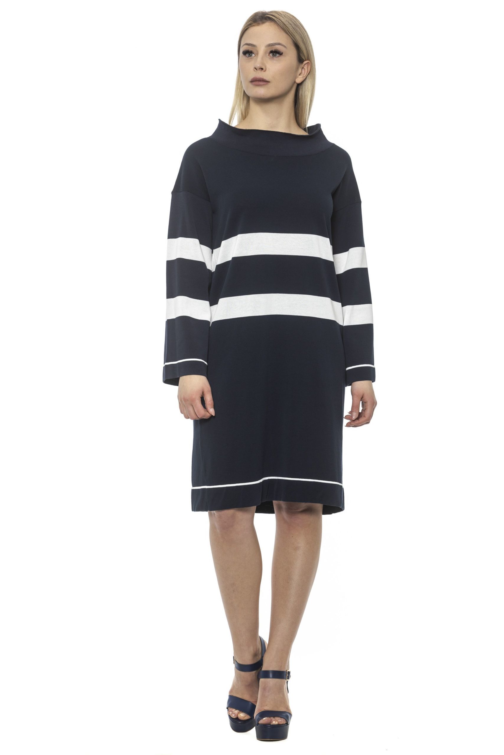 Alpha Studio Women's Blunavy Dress Blue AL1374990 - IT46 | L