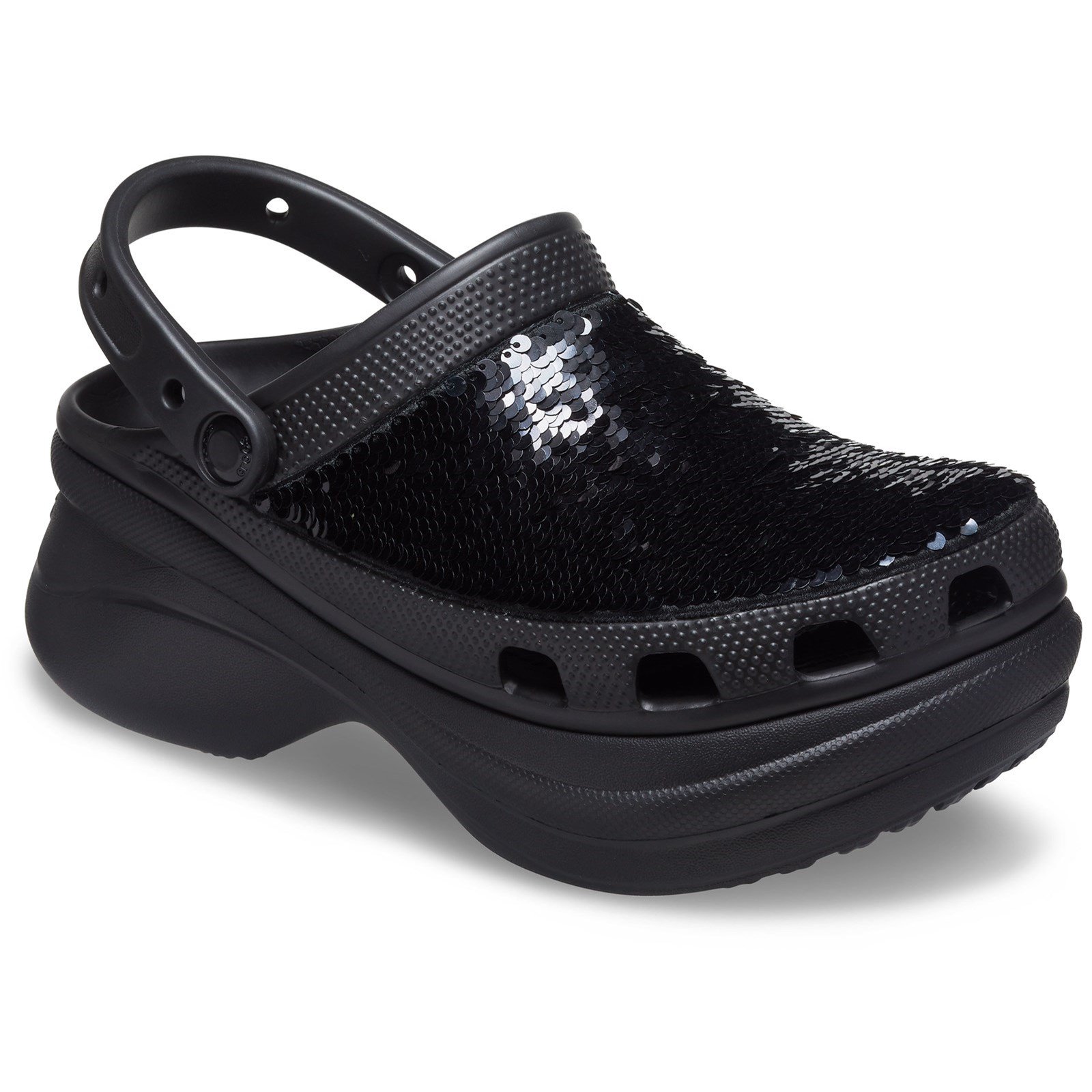 Crocs Women's Classic Bae Sequin Clog Multicolor 33511-57313 - Black/Multi 3