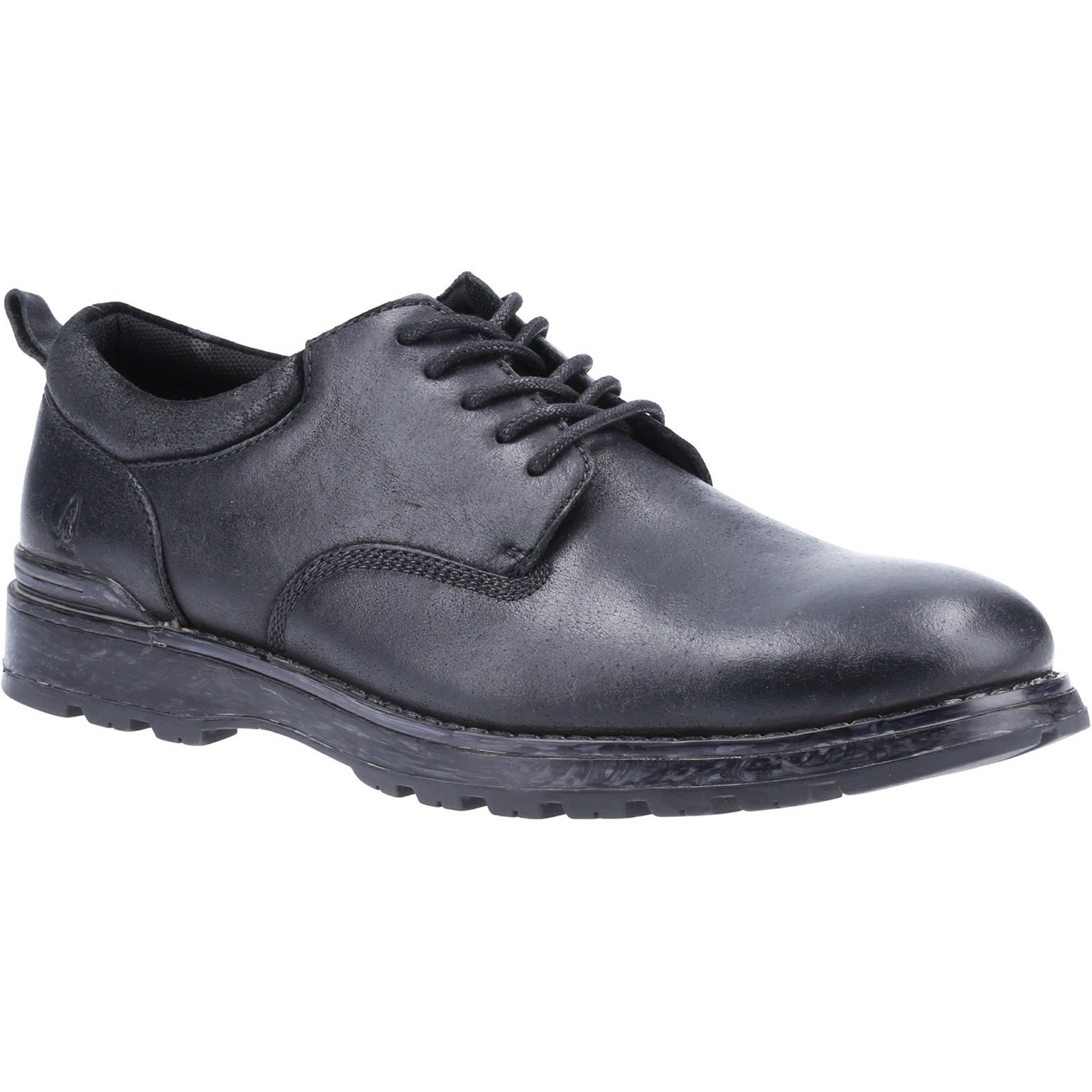 Hush Puppies Men's Dylan Lace Derby Shoes Various Colours 31996 - Black 6