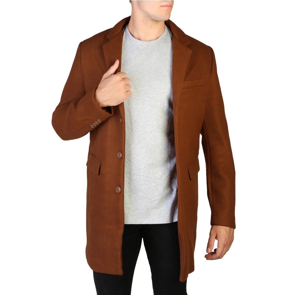 Alessandro Dell'Acqua Men's Coat Various Colours 348399 - brown XL