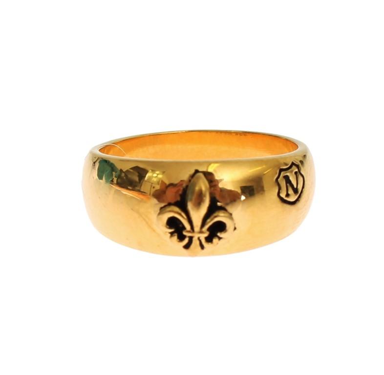 Nialaya Men's Gold Plated 925 Silver Ring Gold SIG18879 - EU58 | US9