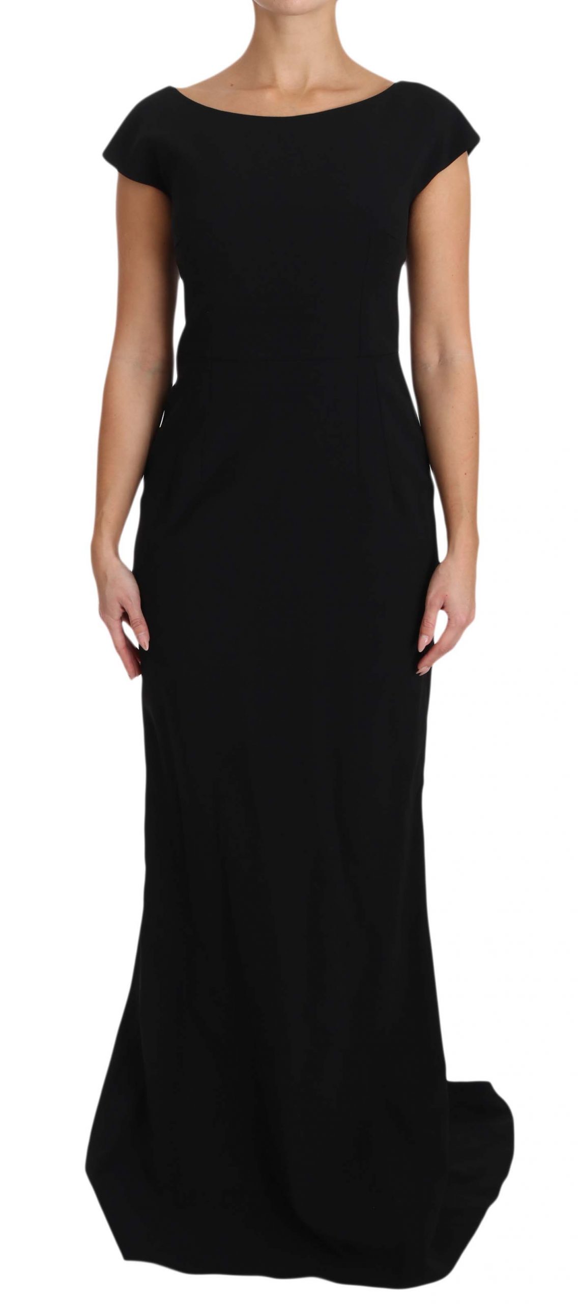 Dolce & Gabbana Women's Stretch Fit Flare Gown Black DR1599 - IT36 | XS