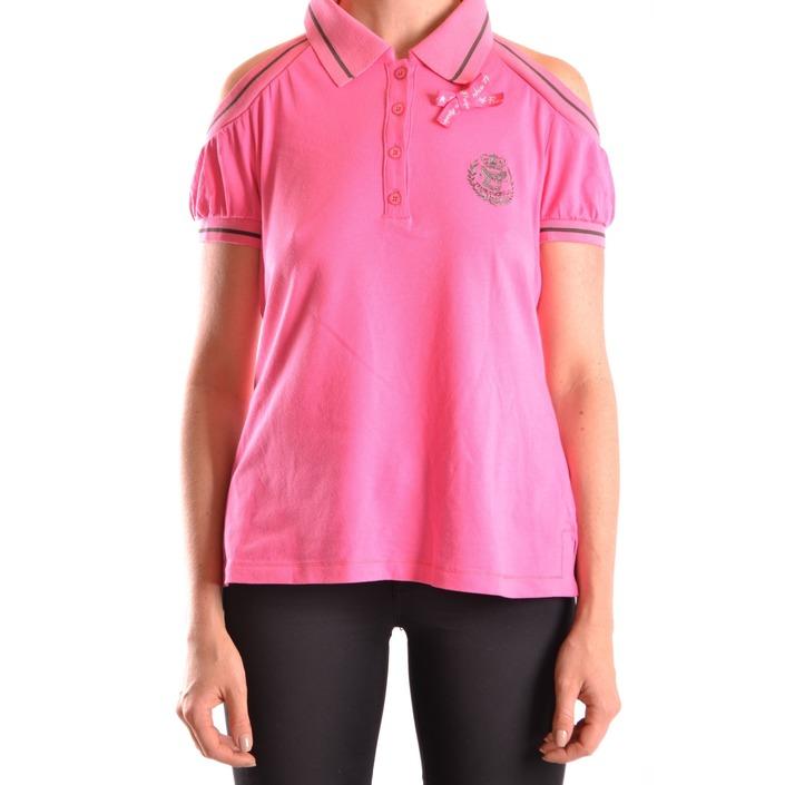 Frankie Morello Women's Polo Shirt Pink 169740 - pink L