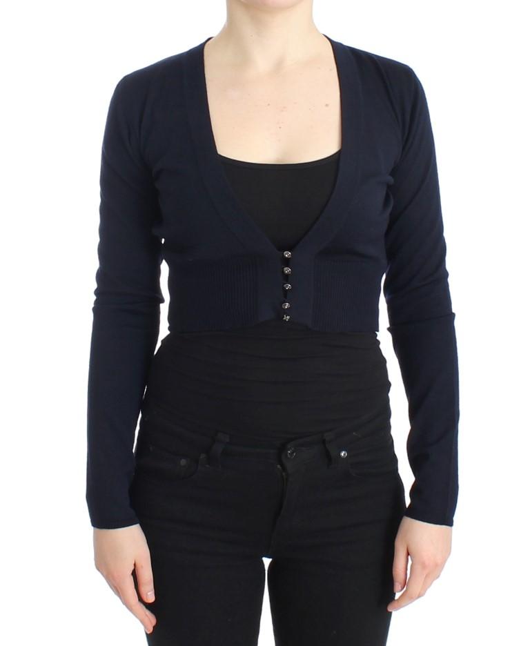 Cavalli Women's Cardigan Blue SIG11623 - IT46|XL