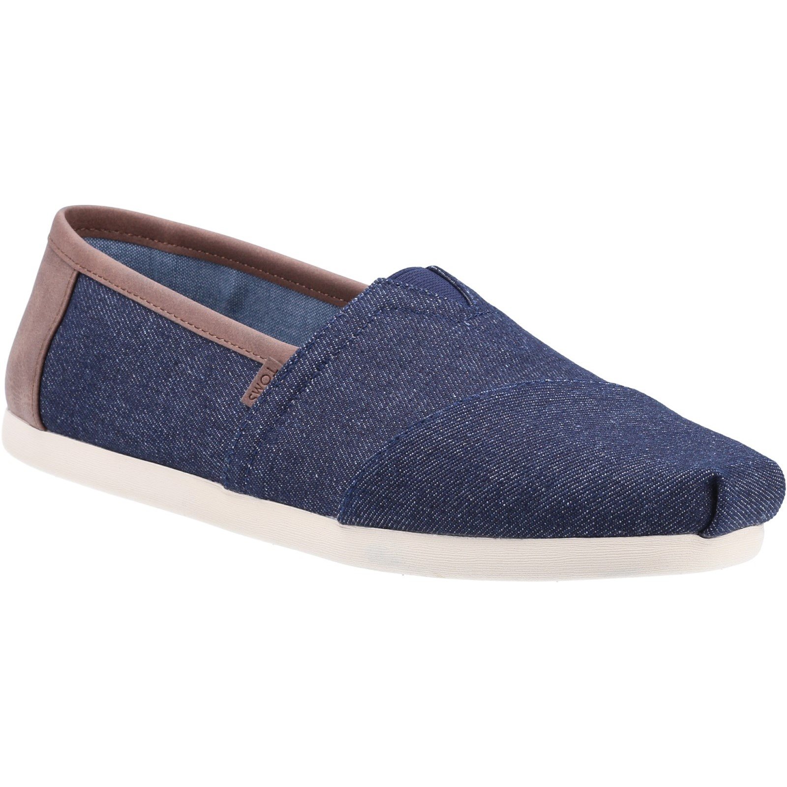 TOMS Men's Alpargata Dark Denim Trim Loafer Blue 32548 - Blue 12